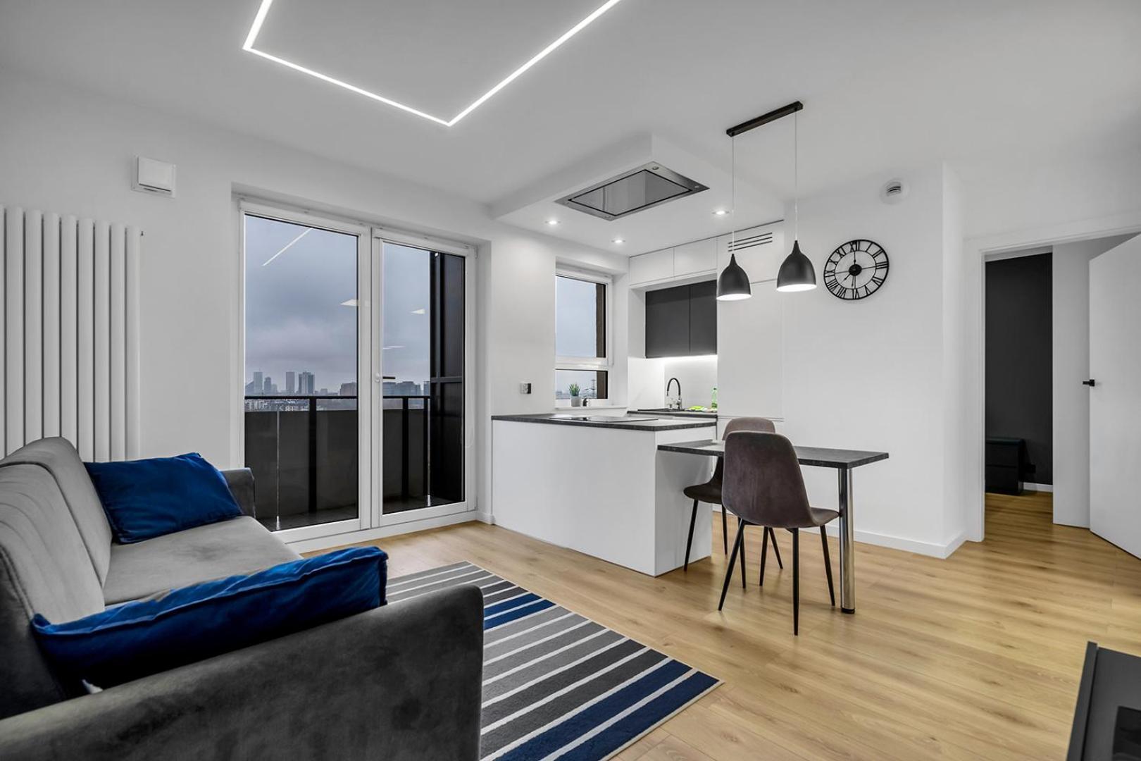 12Th Floor Wola Modern Apartment Varsovia Exterior foto